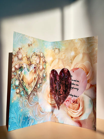 Diamond Heart Card