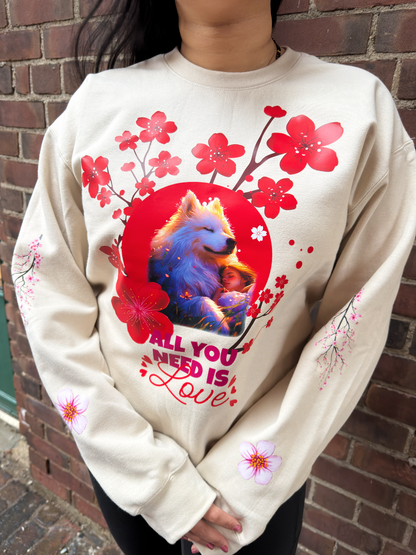 All You Need is LOVE – Guardian Dog Sweatshirt