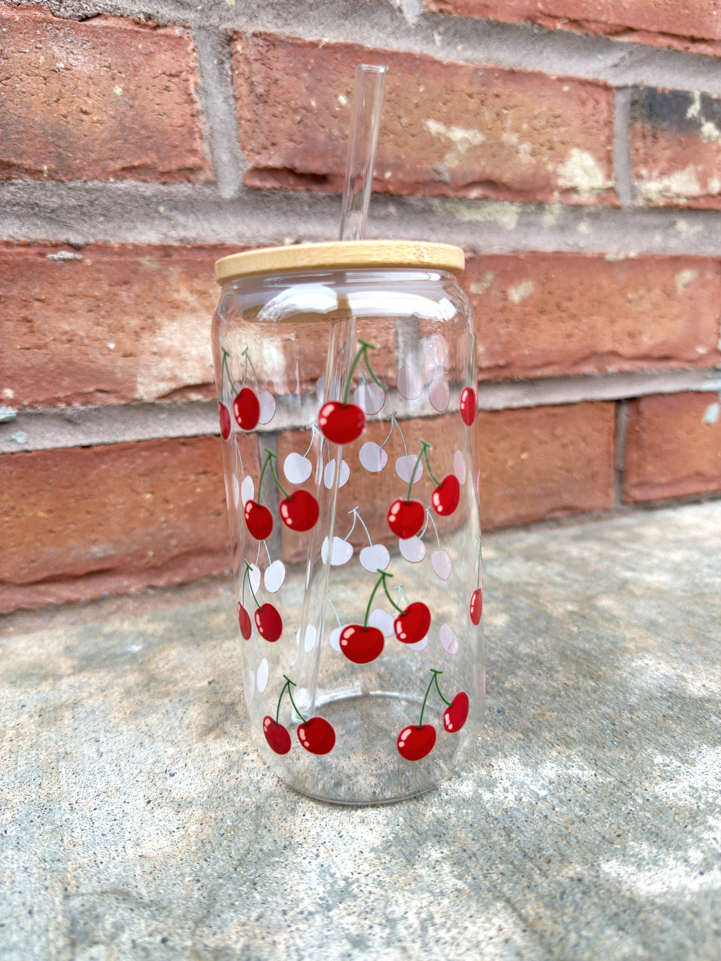 Cherry Cherry - Beer Can Glass 16 oz