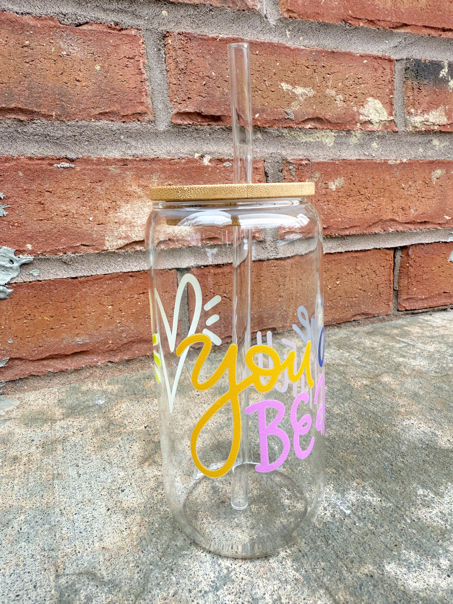 You are Beautiful - Beer Can Glass 16 oz