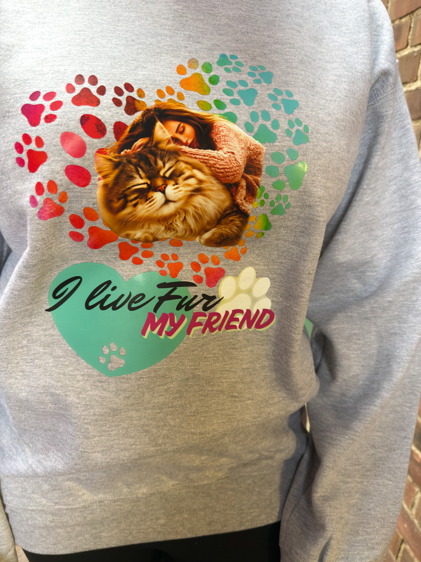 I Live FUR My Friend – Maine Coon Cat