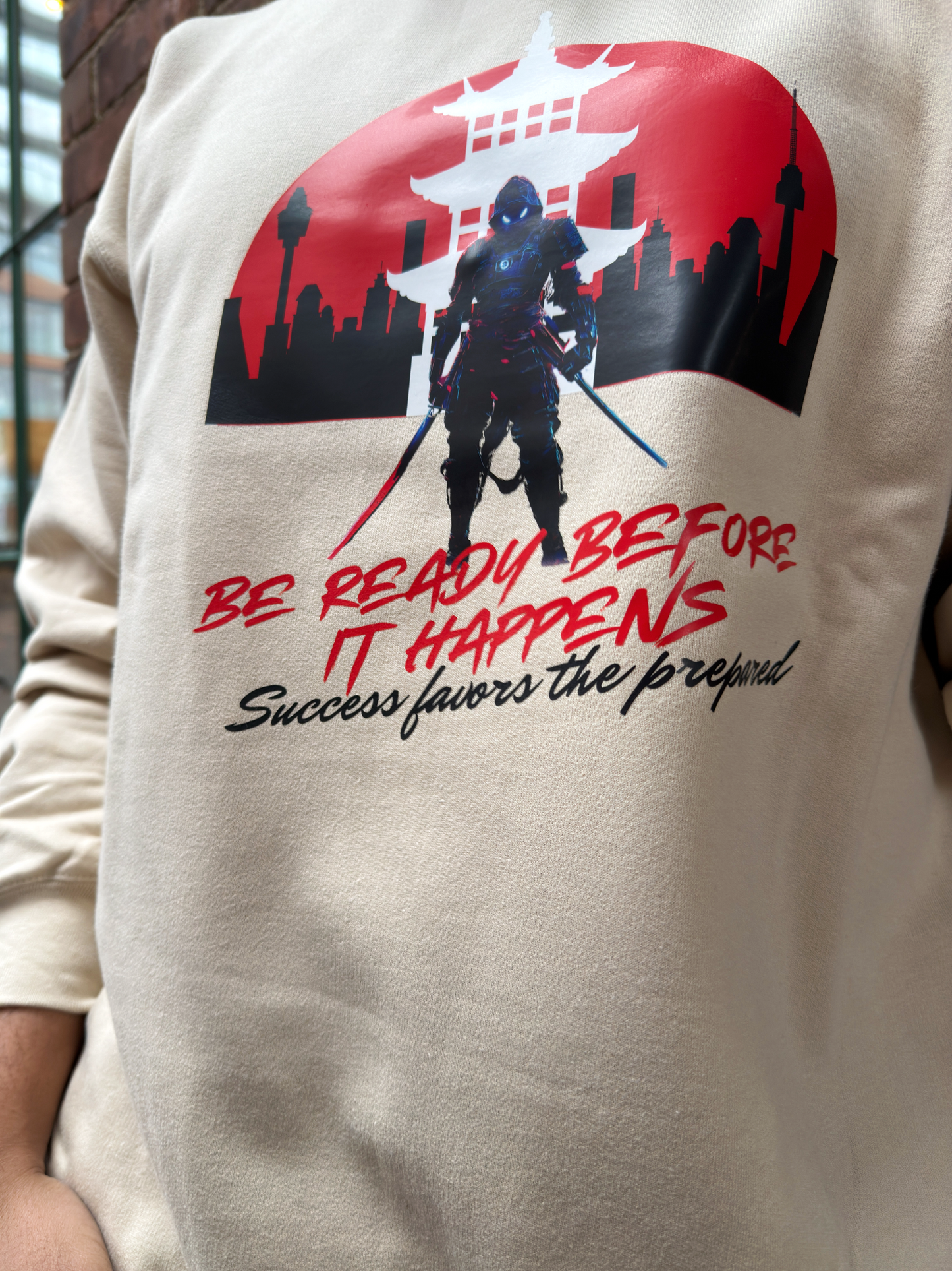 Success Favors the Prepared – Ninja Sweatshirt