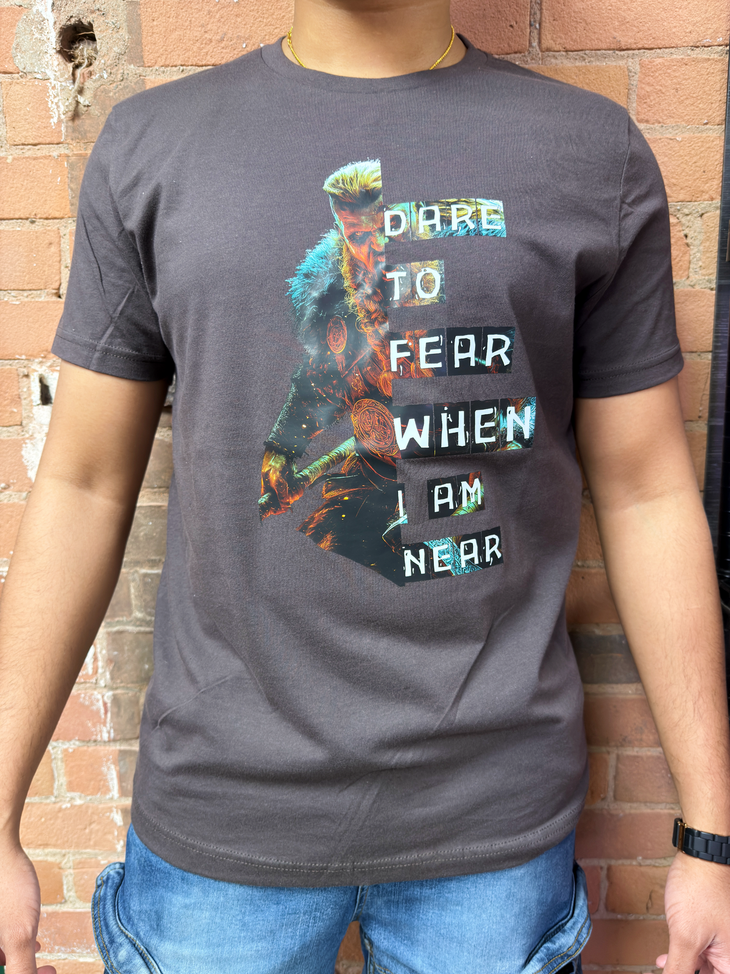 Dare to Fear When I’m Near – Viking Warrior T-Shirt