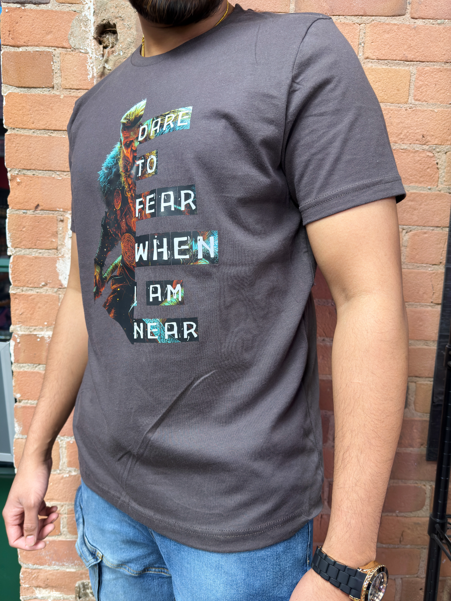 Dare to Fear When I’m Near – Viking Warrior T-Shirt