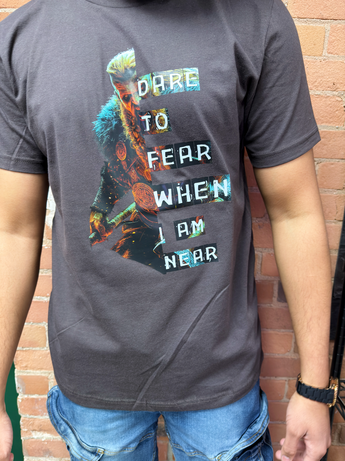 Dare to Fear When I’m Near – Viking Warrior T-Shirt