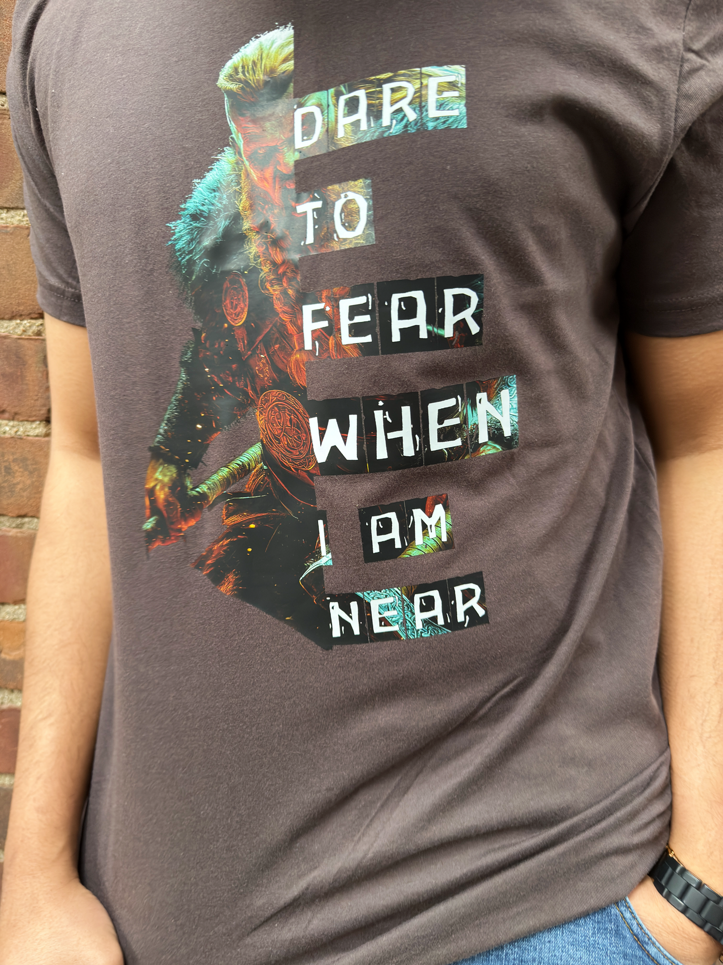 Dare to Fear When I’m Near – Viking Warrior T-Shirt